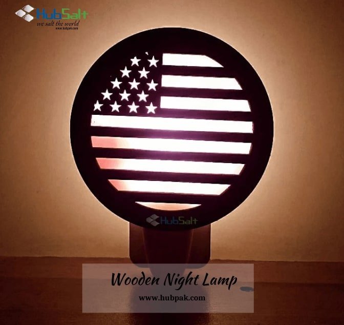 us flag night lamp