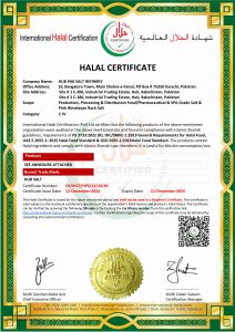 IHC Halal Certificate-HUB PAK SALT REFINERY-2024-2025